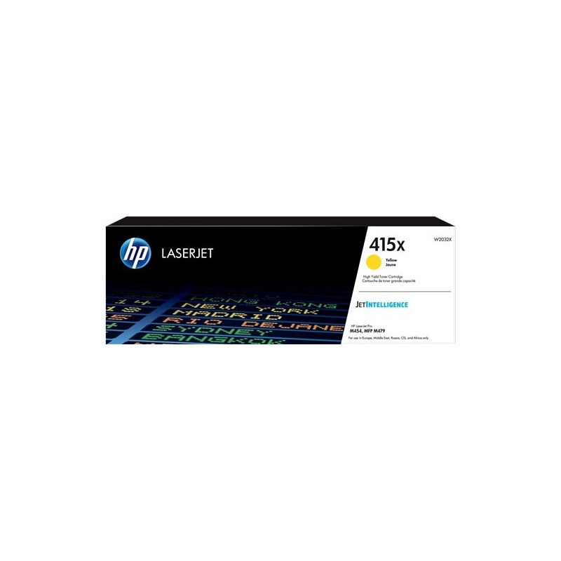 HP415X Toner Jaune Gde capacité