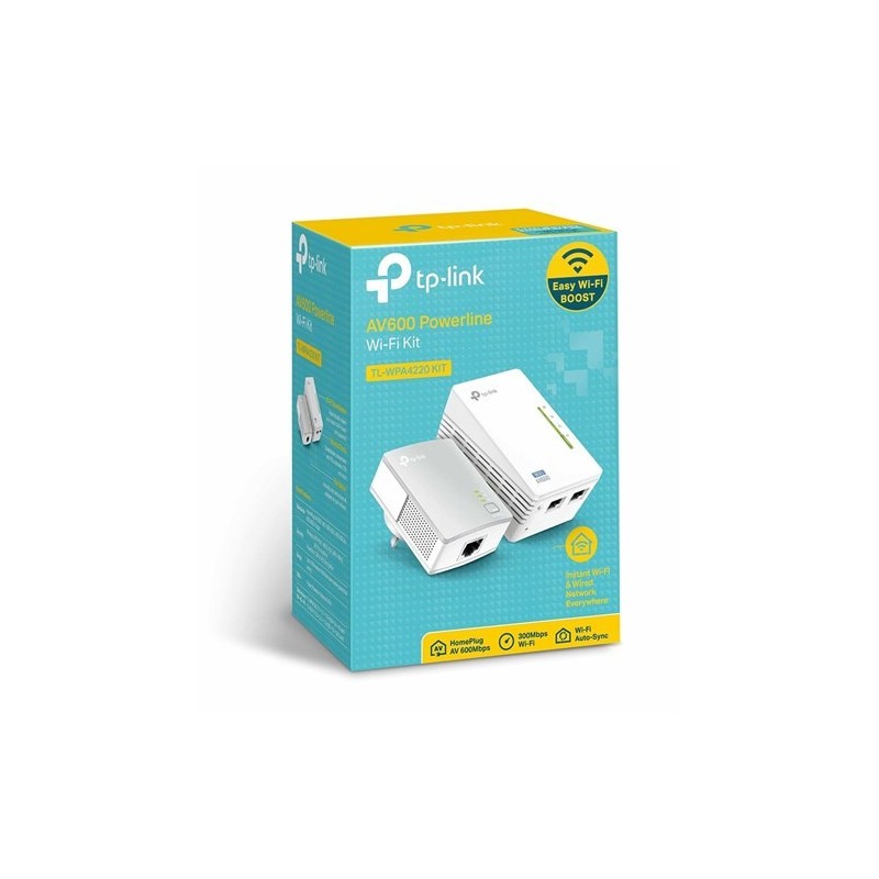 Kit 2 CPL AV600 + WiFi N 300 Mbps sans prise