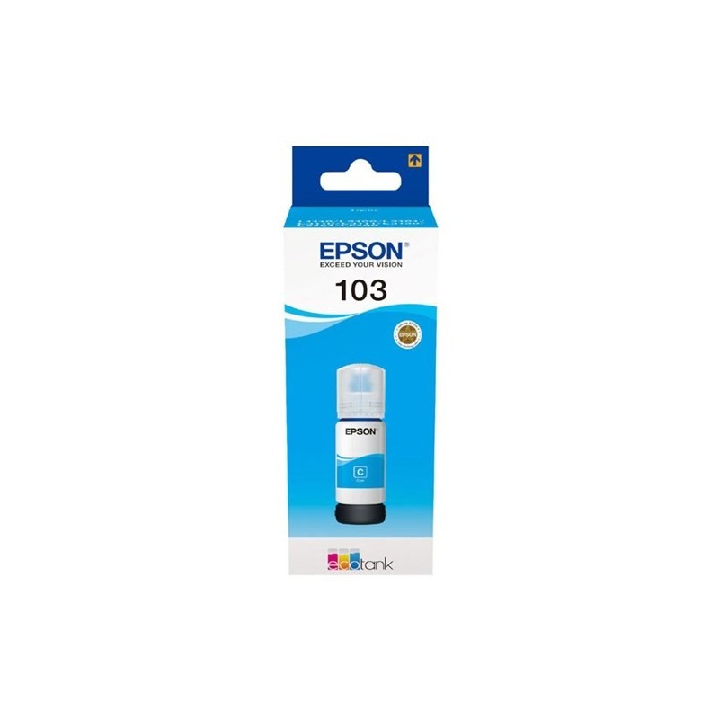 Kit de Remplissage d'Encre Epson EcoTank 103 - Cyan