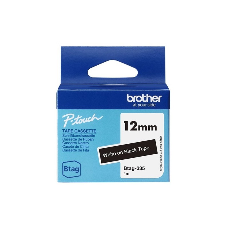 NEW BROTHER 12MM BTAG335 BLANC SUR NOIR