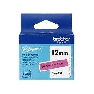 NEW BROTHER 12MM BTAGP31 NOIR SUR ROSE