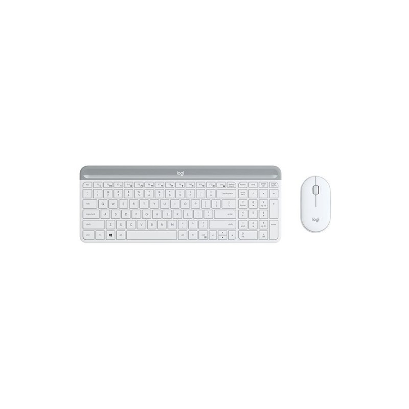 PACK CLAVIER/SOURIS Slim Wireless MK470 BLANC