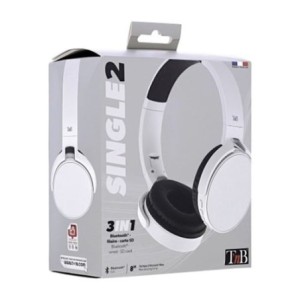 SINGLE 2 - Casque sans fil Bluetooth 5.0 BLANC