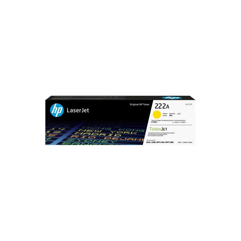 TONER HP 222A Jaune 1200 pages