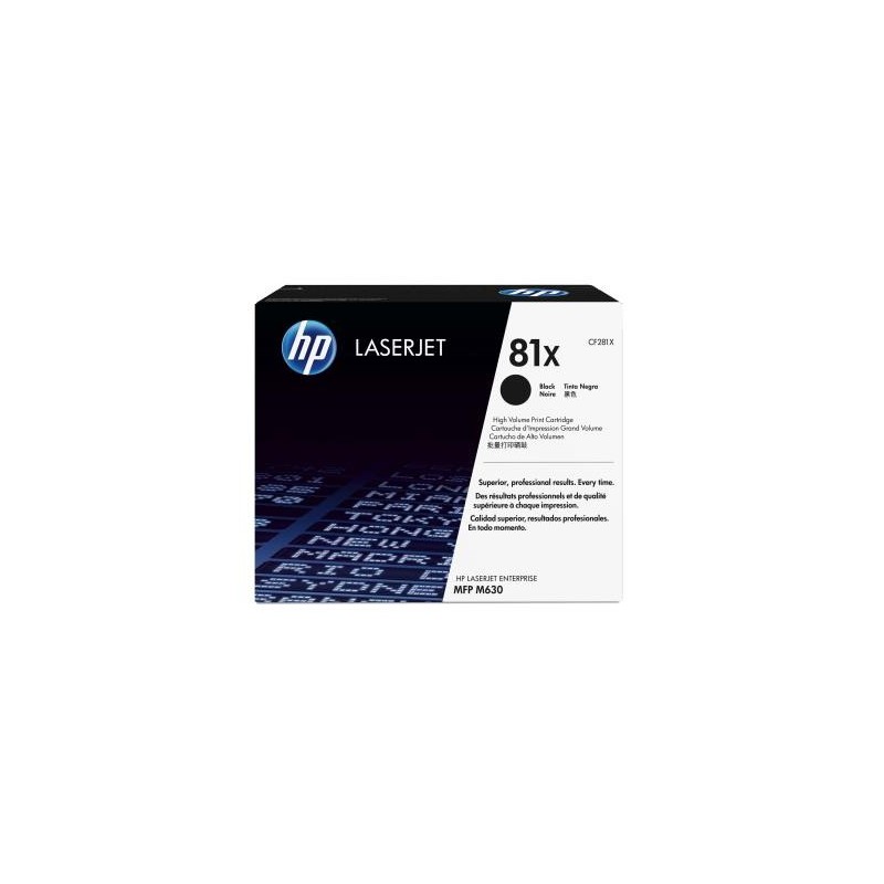 TONER HP 81X Black 25000 pages (sur commande)