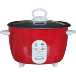 Techwood TCR-105 cuiseur à riz 1 L 400 W Noir, Rouge, Blanc | BECHNARA