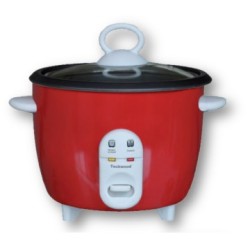 Techwood TCR-105 cuiseur à riz 1 L 400 W Noir, Rouge, Blanc | BECHNARA