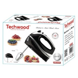 TECHWOOD Mixeur Batteur Noir
