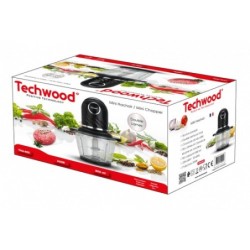 Techwood THA-806 hachoir électrique 0,8 L 300 W Noir, Transp | BECHNAR