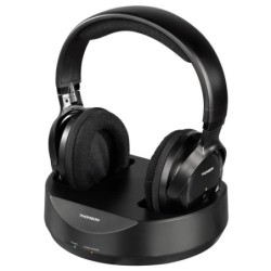 Thomson WHP3001BK Casques Sans fil Arceau Musique Noir | BECHNARAMA