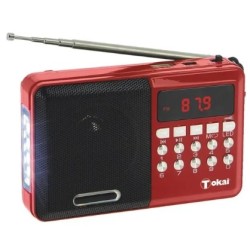 TOKAI - Radio portable rouge - Réf. RADRP125RTOK