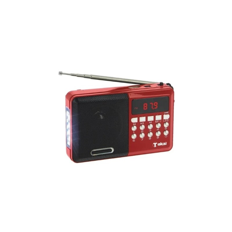 TOKAI - Radio portable rouge - Réf. RADRP125RTOK