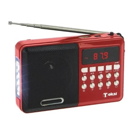 TOKAI - Radio portable rouge - Réf. RADRP125RTOK