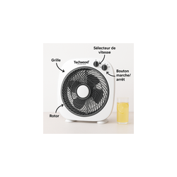 TECHWOOD Ventilateur compact | BECHNARAMA