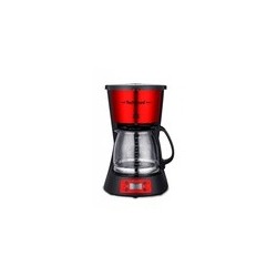 TECHWOOD Cafetiére Programmable 12 T iNOX ROUGE | BECHNARAMA
