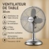 TECHWOOD Ventilateur de table Inox | BECHNARAMA