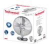 TECHWOOD Ventilateur de table Inox | BECHNARAMA