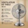 TECHWOOD Ventilateur de table Inox | BECHNARAMA