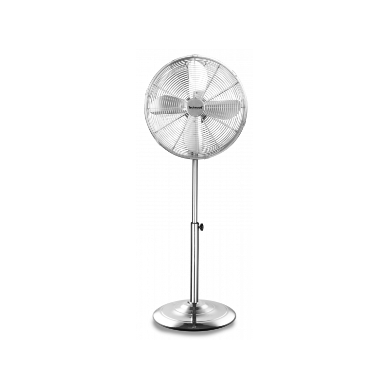 TECHWOOD Ventilateur sur Pied Chrome | BECHNARAMA