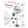 TECHWOOD Ventilateur sur Pied Chrome | BECHNARAMA