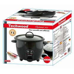 Techwood TCR-106 cuiseur à riz 1 L 400 W Noir | BECHNARAMA
