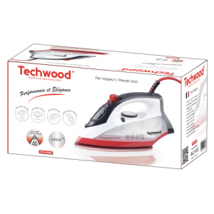 Techwood TFV-2405C fer à repasser Fer à vapeur Semelle en cé | BECHNAR