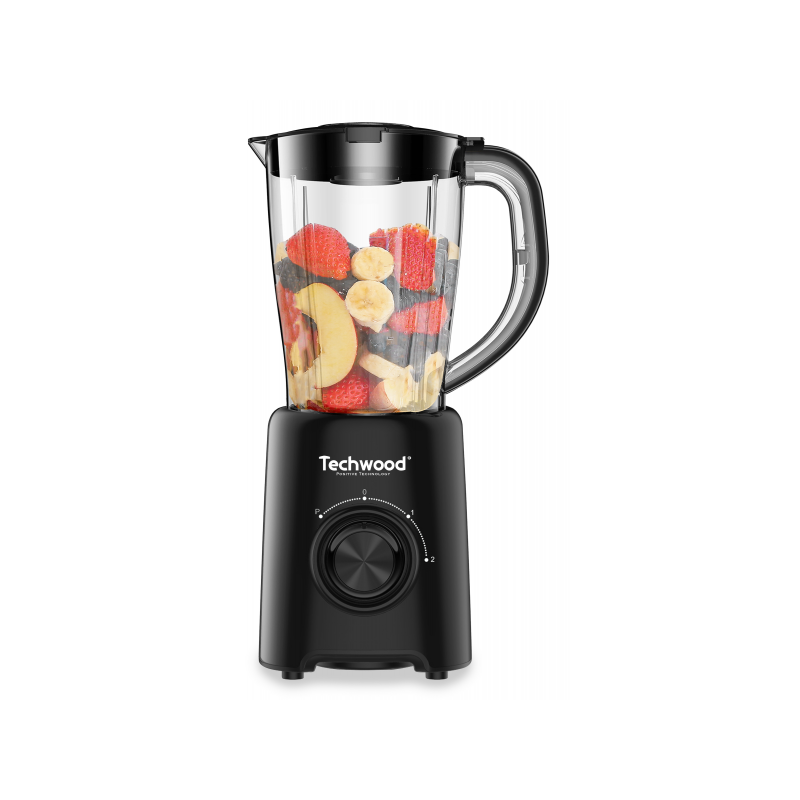 Techwood TBL-786 blender 1,5 L Mélangeur de table 500 W Noir | BECHNAR
