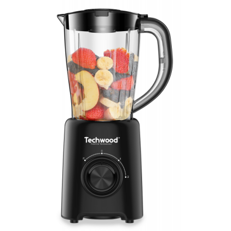Techwood TBL-786 blender 1,5 L Mélangeur de table 500 W Noir | BECHNAR