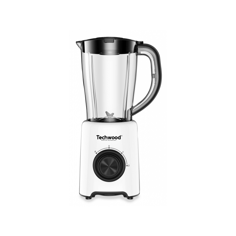 TECHWOOD Blender 1.5L blanc noir | BECHNARAMA