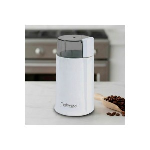Techwood TMC-884 appareil à moudre le café 160 W Blanc | BECHNARAMA