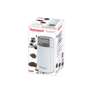 Techwood TMC-884 appareil à moudre le café 160 W Blanc | BECHNARAMA