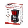 TECHWOOD Cafetiére Programmable 12 T iNOX ROUGE | BECHNARAMA