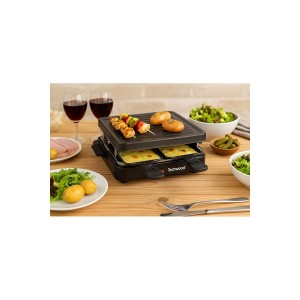 Techwood TRA-46 raclette 4 personne(s) 600 W Noir | BECHNARAMA