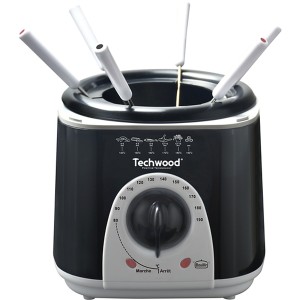 Techwood TFF-86 friteuse Unique 1 L Autonome 950 W Noir, Gri | BECHNAR