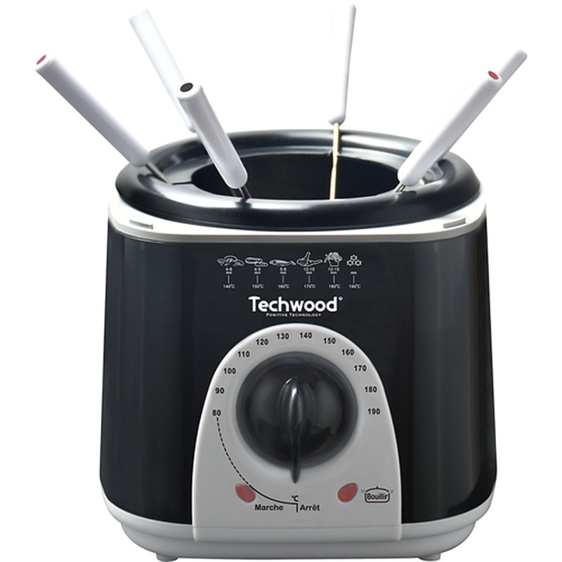 Techwood TFF-86 friteuse Unique 1 L Autonome 950 W Noir, Gri | BECHNAR