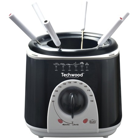 Techwood TFF-86 friteuse Unique 1 L Autonome 950 W Noir, Gri | BECHNAR