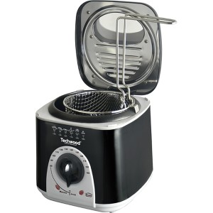 Techwood TFF-86 friteuse Unique 1 L Autonome 950 W Noir, Gri | BECHNAR