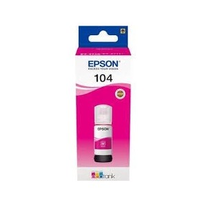 104 EcoTank Pigment magenta ink bottle