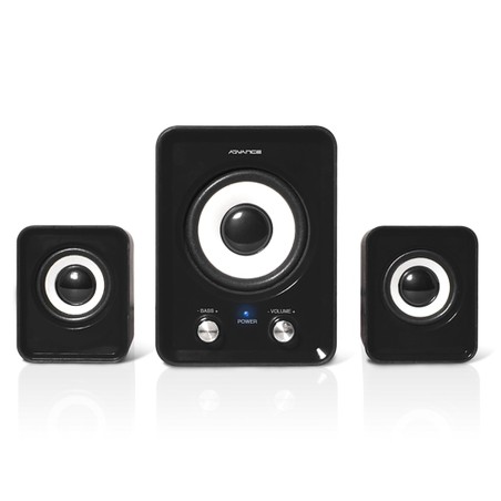 ADVANCE SoundPhonic 2.1 set d'enceintes 6 W Universel Noir 2 | BECHNAR