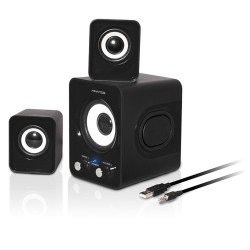 ADVANCE SoundPhonic 2.1 set d'enceintes 6 W Universel Noir 2 | BECHNAR
