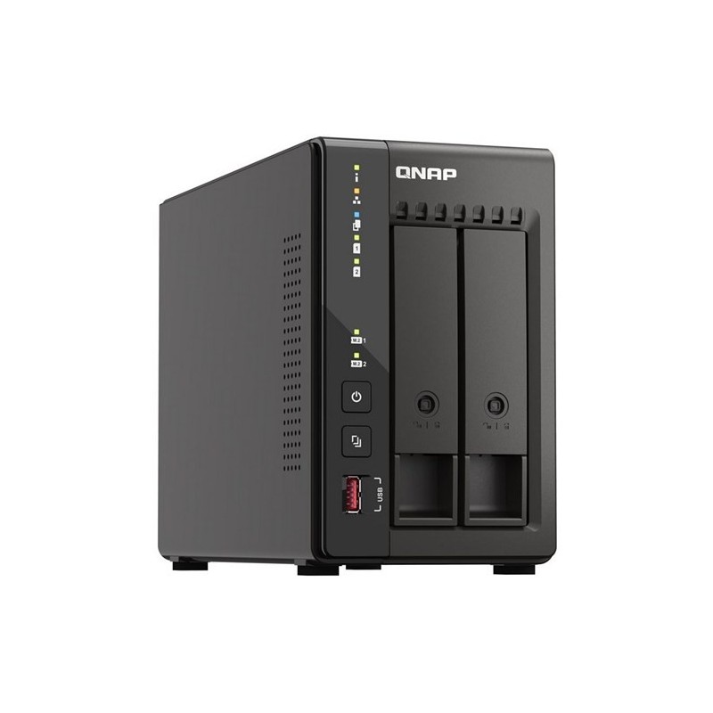 2-Bay NAS Intel J6412 8GB RAM 2.5GbE M.2