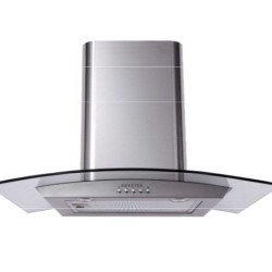 Hotte décorative Kryster KH60DECO3 60 cm 550 m³/h inox/verre