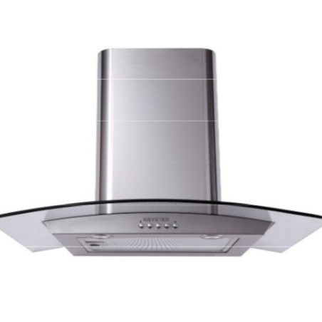 Hotte décorative Kryster KH60DECO3 60 cm 550 m³/h inox/verre