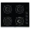 Plaque de cuisson gaz Brandt BPG6413B 4 feux 60 cm verre noir