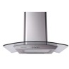 Hotte décorative Kryster KH90DECO3 90 cm 550 m³/h inox/verre