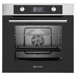 Four encastrable Kryster KFE73PYR4IX 73L multifonction pyrolyse inox