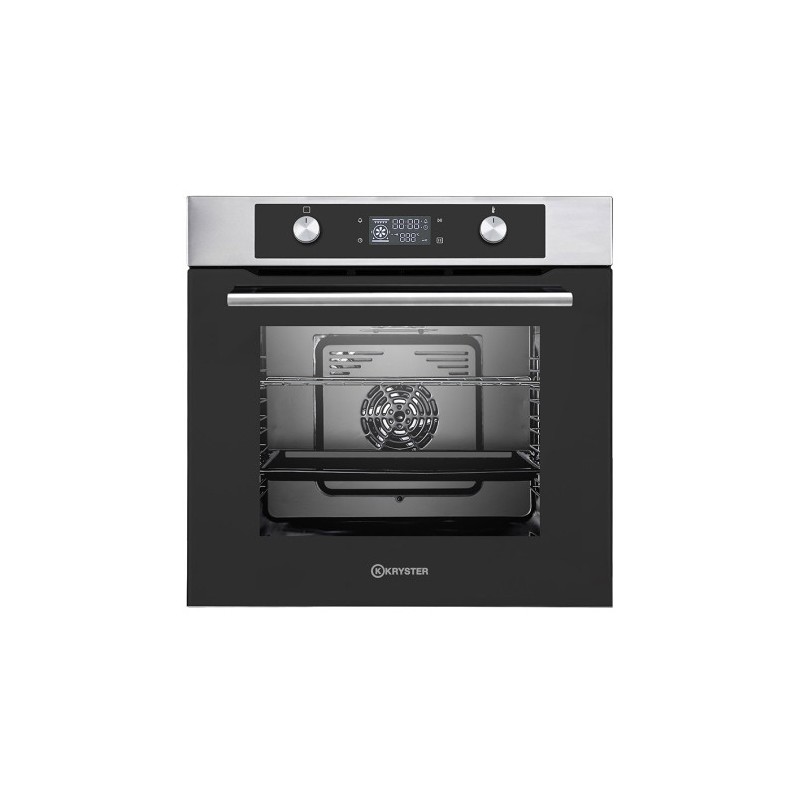 Four encastrable Kryster KFE73PYR4IX 73L multifonction pyrolyse inox
