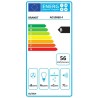 Hotte décorative murale Brandt AD1006B 60 cm 604 m³/h noir