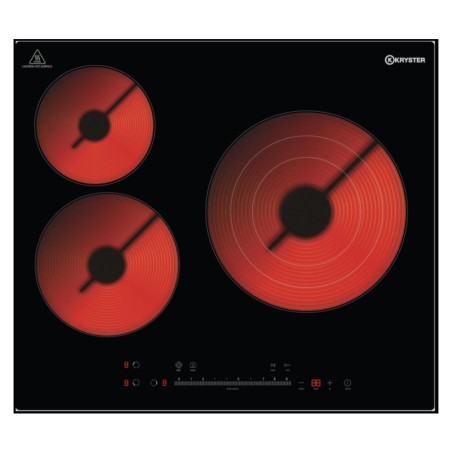 Plaque vitrocéramique Kryster KVITRO3ZH5 3 zones 5700 W tactile
