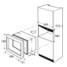 Micro-ondes encastrable Brandt BMS6112X 17L 700 W inox